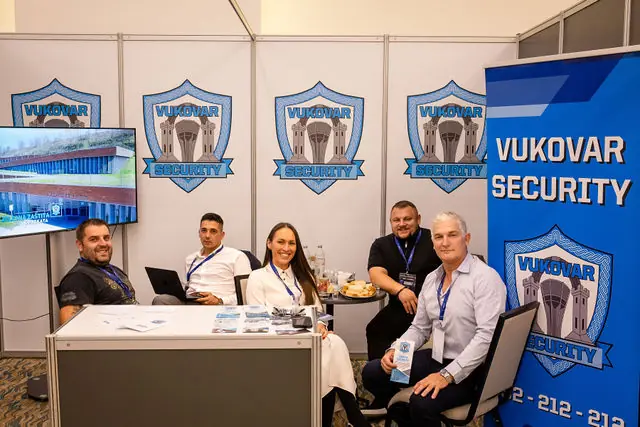 Vukovar Security team at their stand