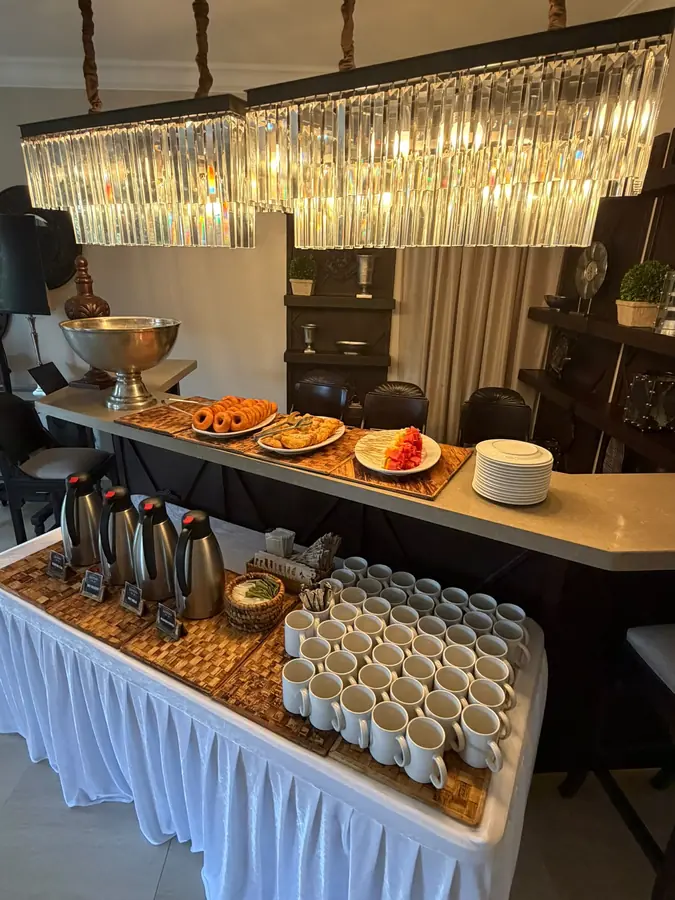 Coffee and refreshments for summit delegates
